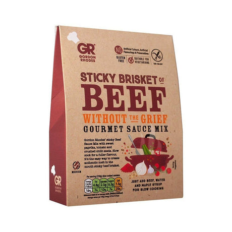 Gordon Rhodes 75g Brisket of Beef Without The Grief Sauce Mix - Old Railway Line Garden Centre