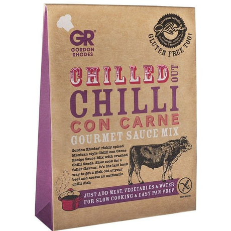 Gordon Rhodes 75g Chilled Out Chilli Con Carne Sauce Mix - Old Railway Line Garden Centre