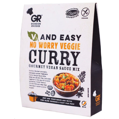 Gordon Rhodes 75g No Worry Veggie Curry Sauce Mix