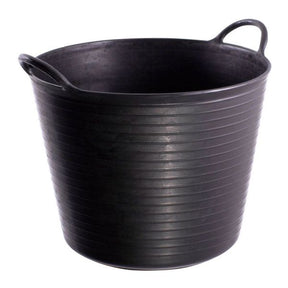 Gorilla Tubs 38L Large Black Recycled Tubtrug - Old Railway Line Garden Centre