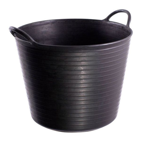 Gorilla Tubs 38L Large Black Recycled Tubtrug - Old Railway Line Garden Centre