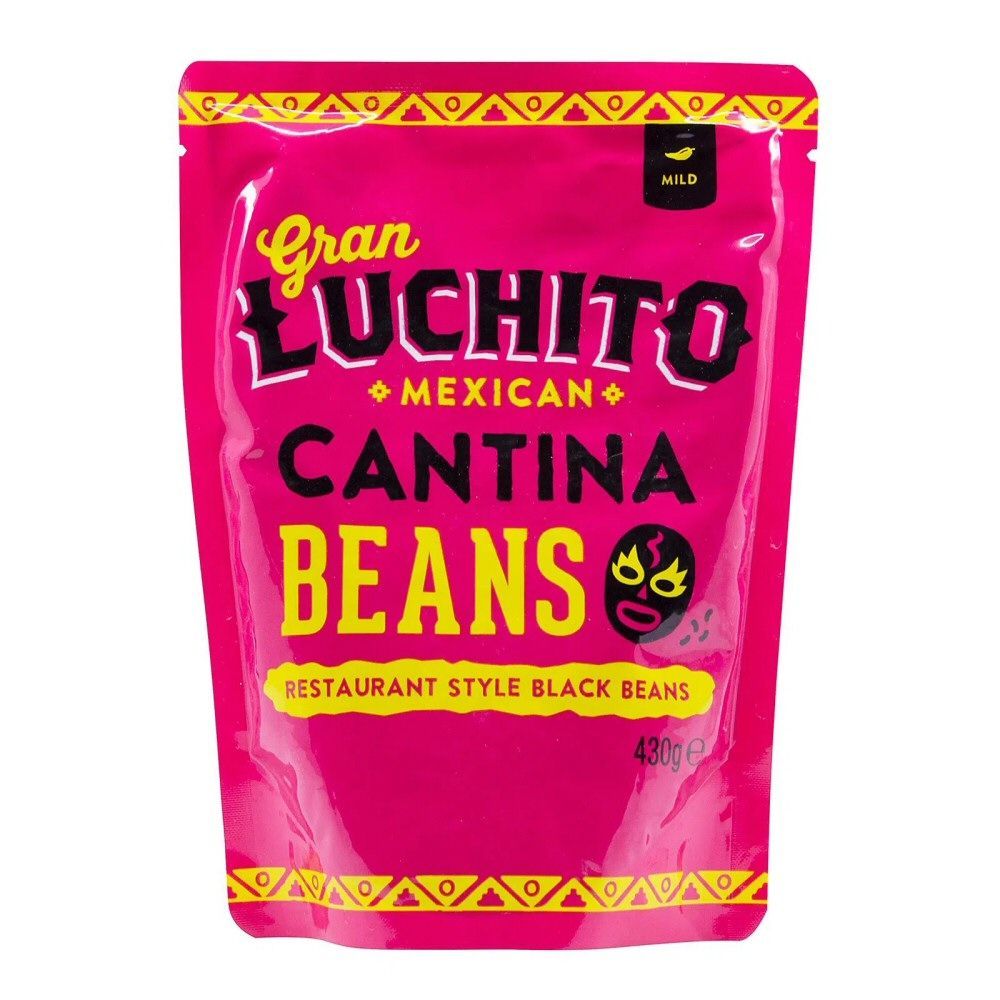 Gran Luchito 430g Mild Cantina Black Beans - Old Railway Line Garden Centre