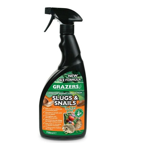 Grazers G2 750ml Slug & Snails Ready to Use Spray - Old Railway Line Garden Centre