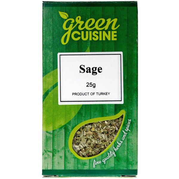 Green Cuisine 25g Rubbed Sage - Old Railway Line Garden Centre