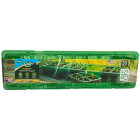 Gro - Sure 20 Cells Green Visiroot Windowsill Propagator Set - Old Railway Line Garden Centre