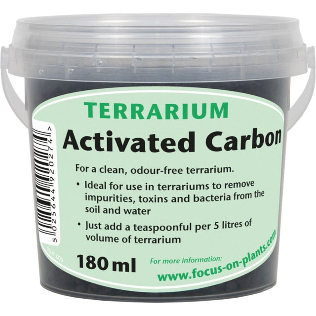 Growth Technology 180ml Terrarium Activated Carbon (Charcoal) - Old Railway Line Garden Centre