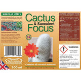 Growth Technology 300ml Cactus and Succulent Focus - Old Railway Line Garden Centre