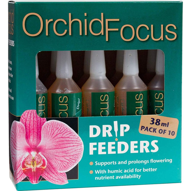 Growth Technology 38ml Orchid Focus Drip Feeders (Pack of 10) - Old Railway Line Garden Centre