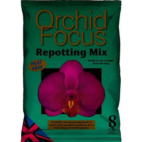 Growth Technology 8L Orchid Focus Repotting Compost - Old Railway Line Garden Centre