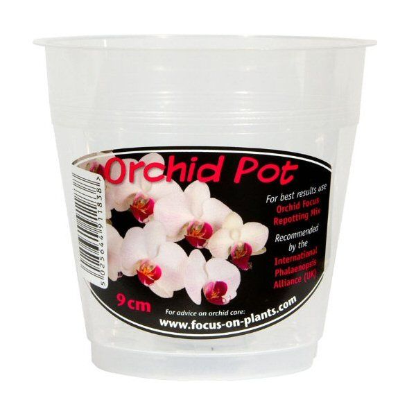 Growth Technology Clear Pastic Orchid Pot - Old Railway Line Garden Centre