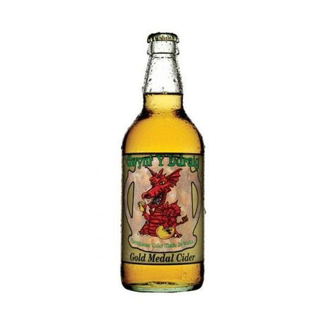 Gwynt Y Ddraig 500ml Gold Medal Welsh Cider - Old Railway Line Garden Centre
