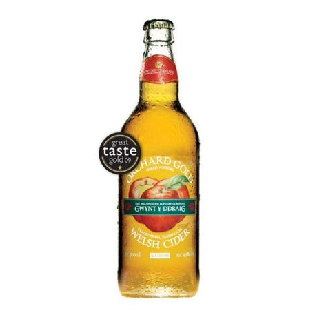 Gwynt Y Ddraig 500ml Orchard Gold Welsh Cider - Old Railway Line Garden Centre