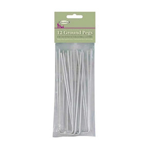 Haxnicks 12 Ground Pegs Galvanized Steel - Old Railway Line Garden Centre