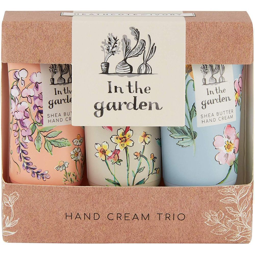 Heathcote & Ivory In The Garden Hand Cream Trio - Old Railway Line Garden Centre