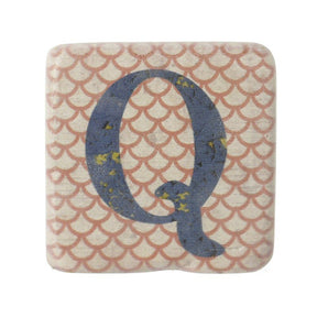 Heaven Sends Letter Q Coaster - Old Railway Line Garden Centre