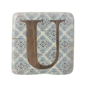 Heaven Sends Letter U Coaster - Old Railway Line Garden Centre