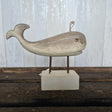 Heaven Sends Wooden Whale Decoration - Old Railway Line Garden Centre