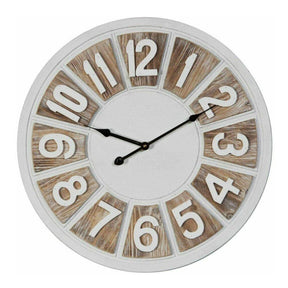 Hestia 50cm 2 Tone Round Arabic Dial Wall Clock - Old Railway Line Garden Centre