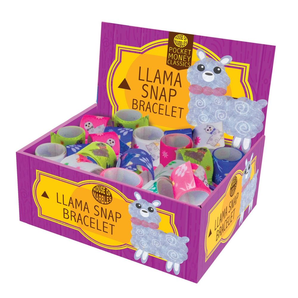 House of Marbles Llama Snap Bracelets - Old Railway Line Garden Centre