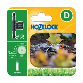 Hozelock 360? Adjustable In Line Mini Sprinkler (Pack of 12) - Old Railway Line Garden Centre