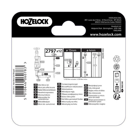 Hozelock 360? Mist Micro Spray Jet (Pack of 12) - Old Railway Line Garden Centre