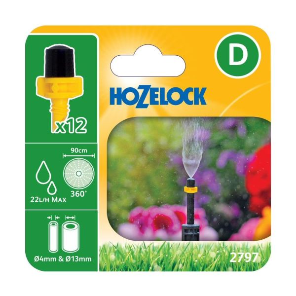 Hozelock 360? Mist Micro Spray Jet (Pack of 12) - Old Railway Line Garden Centre