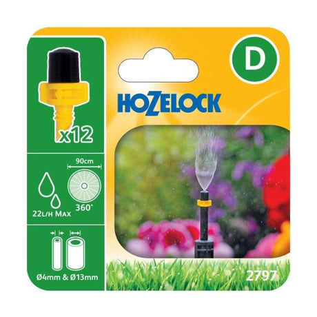 Hozelock 360? Mist Micro Spray Jet (Pack of 12) - Old Railway Line Garden Centre