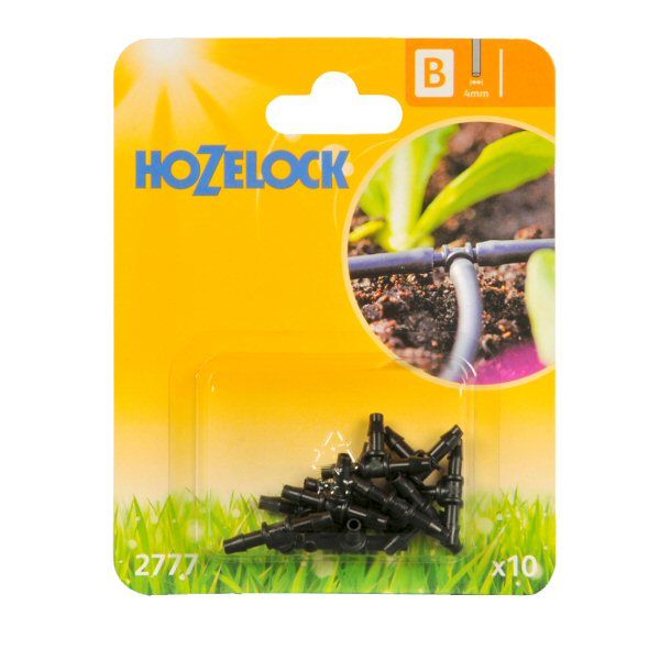 Hozelock 4mm T Piece Connectors (Pack of 12) - Old Railway Line Garden Centre
