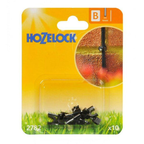 Hozelock 4mm Wall Clips (Pack of 10) 2782 - Old Railway Line Garden Centre