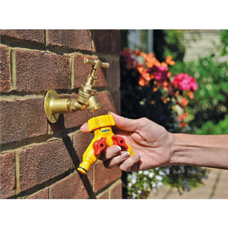 Hozelock Dual Tap Connector - Old Railway Line Garden Centre