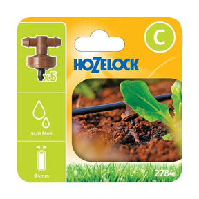 Hozelock In - Line Pressure Compensating Dripper (Pack of 5) 2784 - Old Railway Line Garden Centre