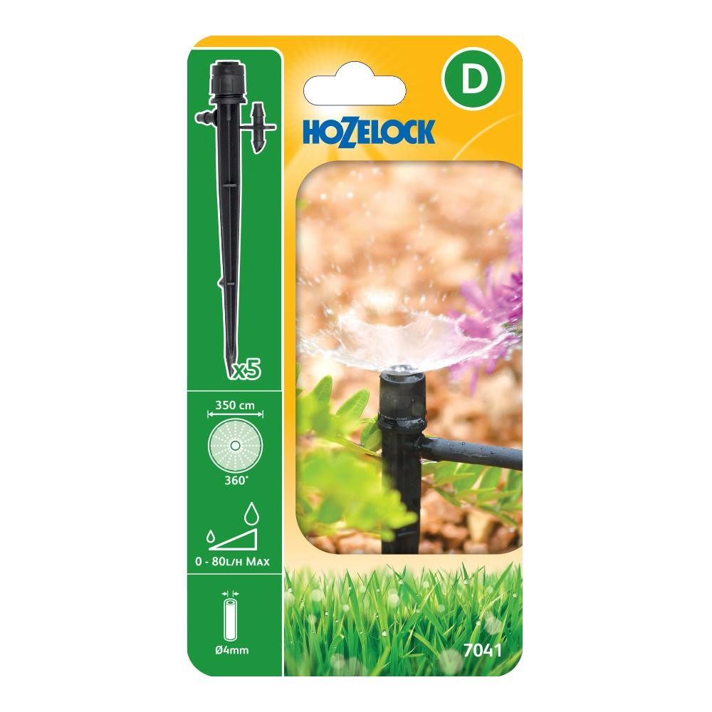 Hozelock Spectrum 360 Degree Adjustable Spray (Pack of 5) 7041 - Old Railway Line Garden Centre