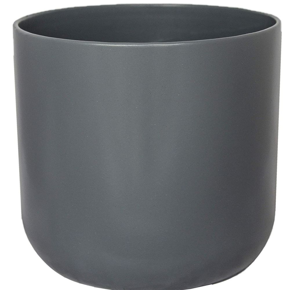 Ivyline 11.5cm Charcoal Lisbon Planter - Old Railway Line Garden Centre