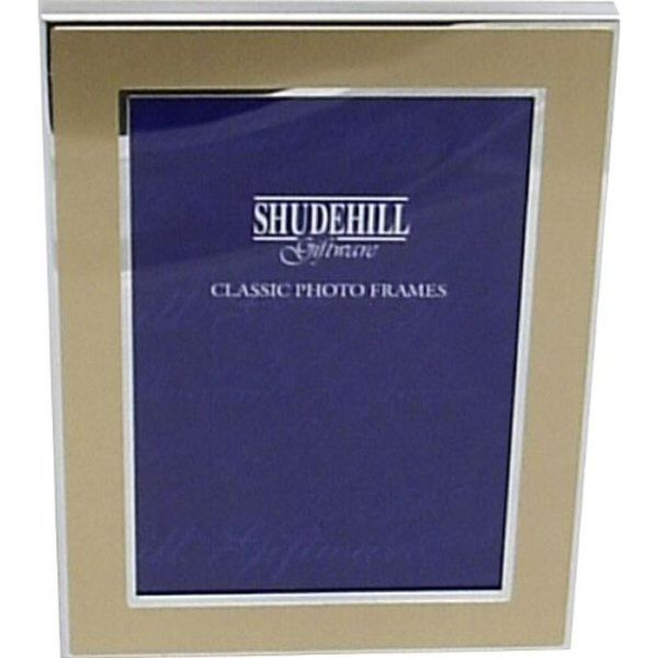 Joe Davies 6x8 Gold & Sliver Plated Photo Frame - Old Railway Line Garden Centre
