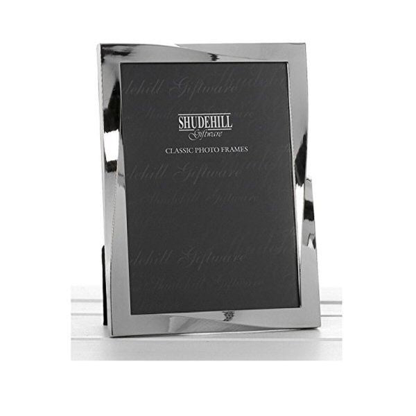 Joe Davies 8x10 Polished Silver Twist Photo Frame - Old Railway Line Garden Centre