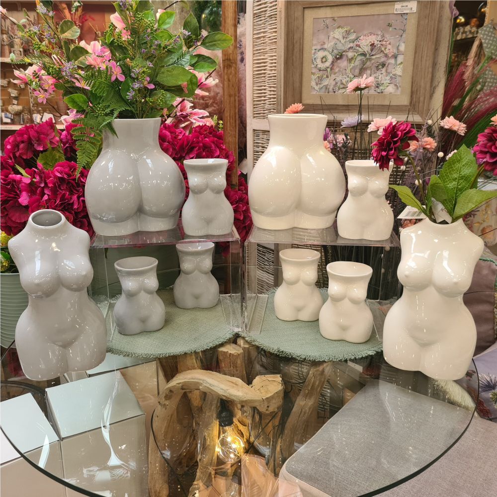 Joe Davies Desire 28cm Grey Body Vase - Old Railway Line Garden Centre