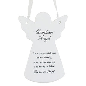 Joe Davies Guardian Angel Hanging Plaque - Old Railway Line Garden Centre