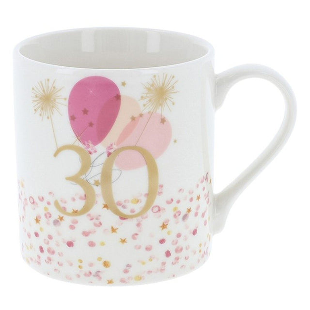 Joe Davies Rush Blossom 30th Birthday Mug - Old Railway Line Garden Centre