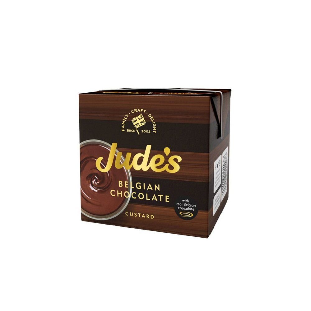 Jude's 500ml Belgian Chocolate Custard - Old Railway Line Garden Centre