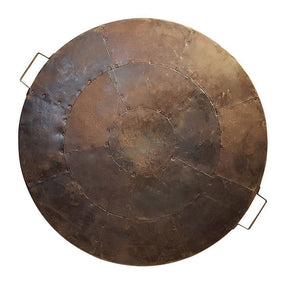 Kadai 80cm Metal Firebowl Shield - Old Railway Line Garden Centre