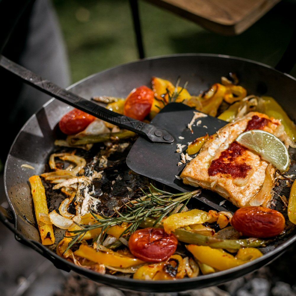 Kadai Set of 3 Hand Forged Utensils - Old Railway Line Garden Centre