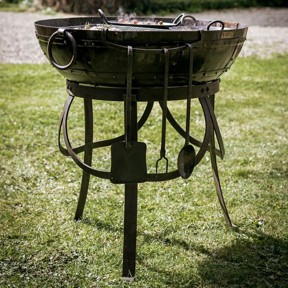 Kadai Set of 3 Hand Forged Utensils - Old Railway Line Garden Centre