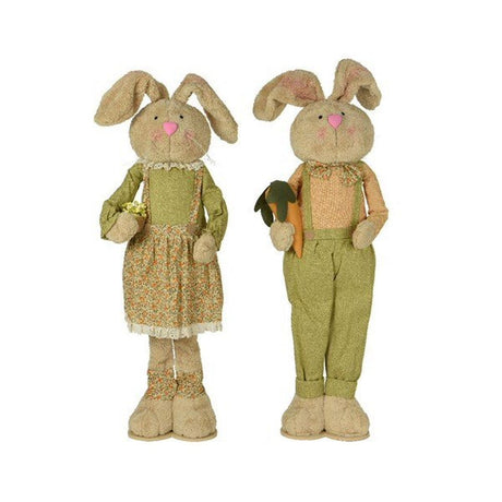 Kaemingk 127cm Bunny with Fur Skin (Choice of 2) - Old Railway Line Garden Centre