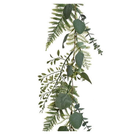 Kaemingk 180cm Artifical Fern Leaf Garland - Old Railway Line Garden Centre