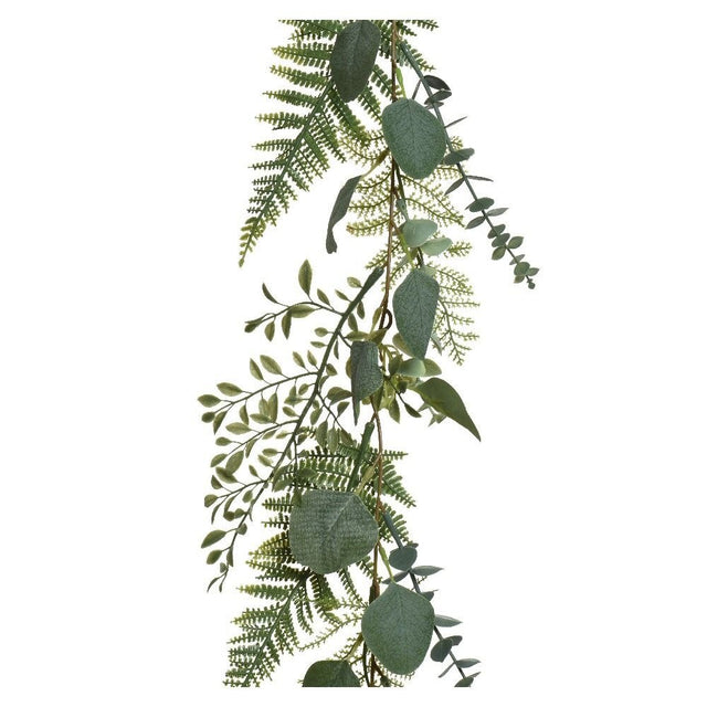 Kaemingk 180cm Artifical Fern Leaf Garland - Old Railway Line Garden Centre