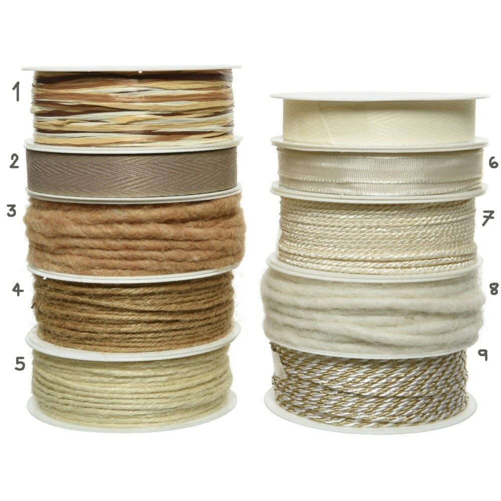 Kaemingk 400cm Sustainable Ribbon & Twine (Choice of 10) - Old Railway Line Garden Centre