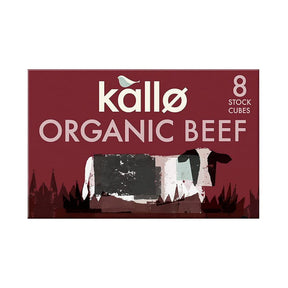 Kallo 66g Organic Beef Gluten - Free Stock Cubes - Old Railway Line Garden Centre