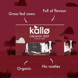 Kallo 66g Organic Beef Gluten - Free Stock Cubes - Old Railway Line Garden Centre