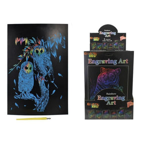 Kandy Toys Large Engraving Art Sets - Old Railway Line Garden Centre