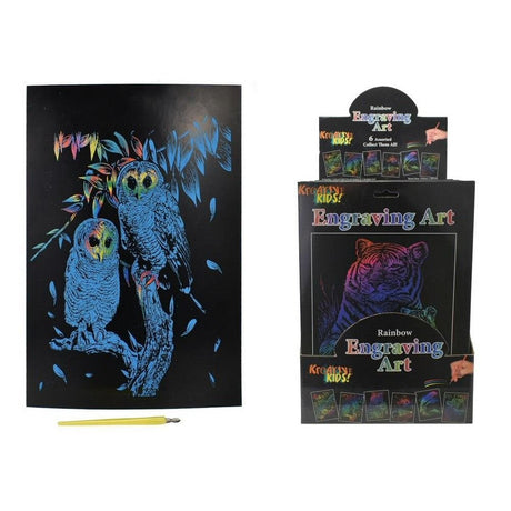 Kandy Toys Large Engraving Art Sets - Old Railway Line Garden Centre